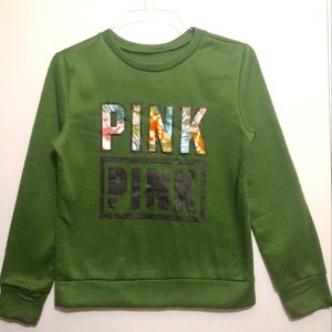 Pink Medium Fleece Comfy Sweater